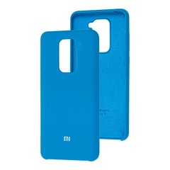 Чехол Silicone для Xiaomi Redmi Note 9 Premium blue