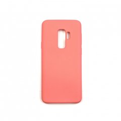 Накладка Silicone Cover for Samsung S9 Plus Peach Pink