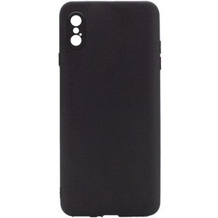Силиконовый чехол Candy Full Camera для Apple iPhone X / XS (5.8"") Черный / Black