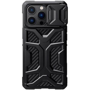 TPU+PC чехол Nillkin CamShield Adventurer (шторка на камеру) для Apple iPhone 13 Pro (6.1"") Черный