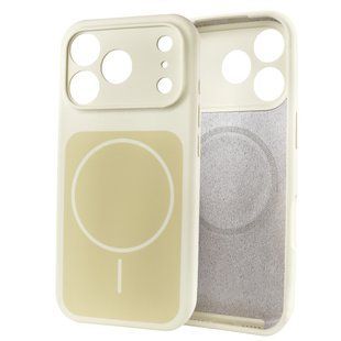 Чехол для iPhone 17 Pro Max / 18 Pro Max Dual Tone Silicone MagSafe Case &ndash; Antique White