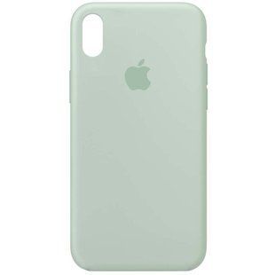 Чехол silicone case for iPhone X/XS с микрофиброй и закрытым низом Beryl