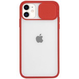 Чехол Camshield mate TPU со шторкой для камеры для Apple iPhone 12 mini (5.4") (Красный)