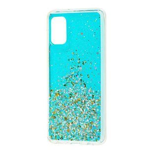 Чохол для Samsung Galaxy A41 (A415) Wave confetti блакитний