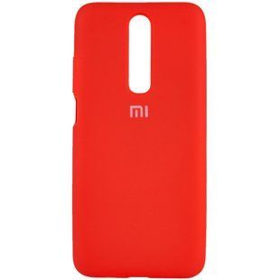 Чохол для Xiaomi Redmi K30 / Poco X2 Silicone Full (Червоний / Red) з закритим низом і&nbsp;мікрофіброю