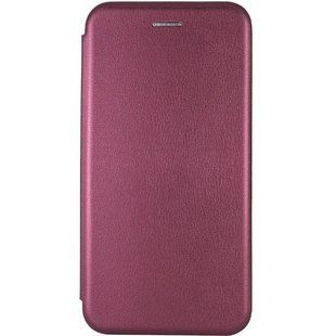 Кожаный чехол (книжка) Classy для Xiaomi Redmi 9A Бордовый