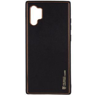 Кожаный чехол Xshield для Samsung Galaxy Note 10 Plus (Черный / Black)