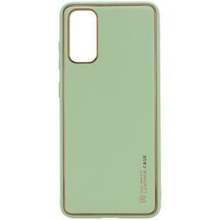 Кожаный чехол Xshield для Samsung Galaxy Note 20 (Зеленый)