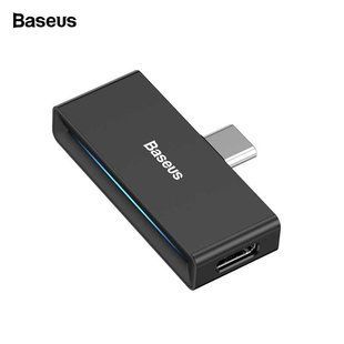 Перехідник AUX Baseus L57 Type-C to Type-C + 3.5mm black, Черный