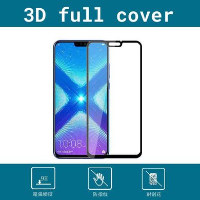 3D стекло для Huawei Honor 8X Black Черное - Full Cover