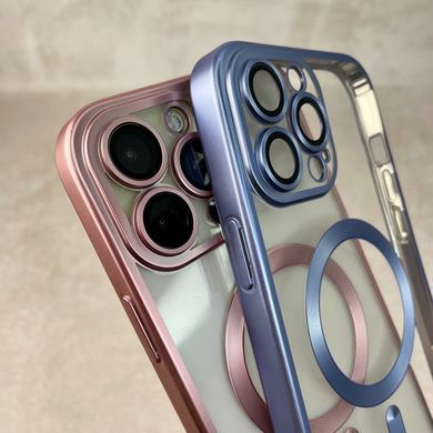 Чехол для iPhone 15 Matt Shining Case with Magsafe + стекло на камеру