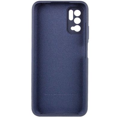 Чехол Silicone Cover Full Camera (AA) для Xiaomi Redmi Note 10 5G / Poco M3 Pro Темно-синий / Midnight blue