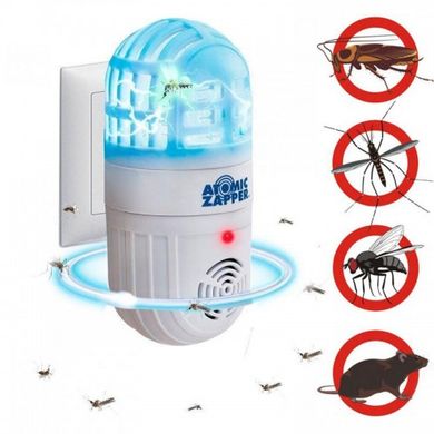 Лампа приманка для комах (знищувач комах) і відлякувач гризунів Atomic Zabber
