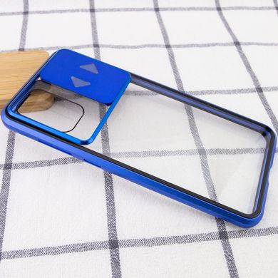 Чехол Camshield 360 Metall+Glass со шторкой для камеры для Samsung Galaxy S20 Plus (Синий)