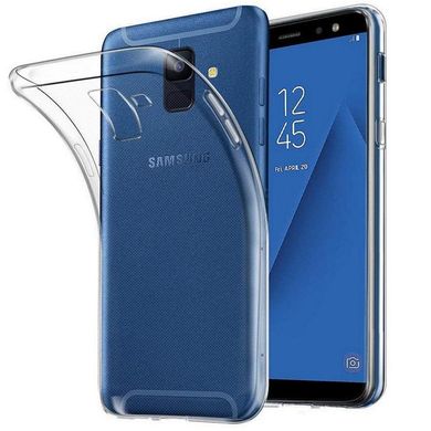 Чехол для Samsung A6 прозрачный силиконовый