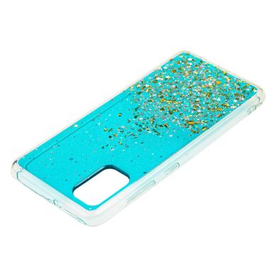 Чехол для Samsung Galaxy A41 (A415) Wave confetti голубой