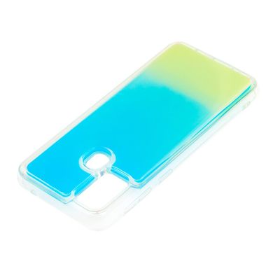 Чехол для Samsung Galaxy M31 (M315) "Neon песок" голубой