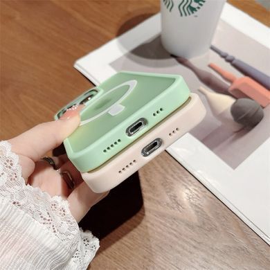 Чехол для iPhone 13 Pro Max Matte Colorful Case with MagSafe Green