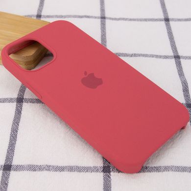 Чехол silicone case for iPhone 12 Pro / 12 (6.1") (Красный / Camellia)