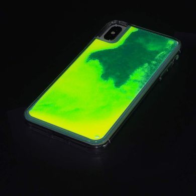 Неоновий чохол Neon Sand glow in the dark для Apple iPhone XS Max (6.5 ") (Зелений)