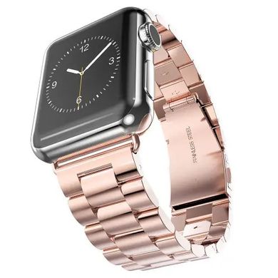 Ремешок Metal old 3-bead для Apple Watch 38/40/41 mm Rose Gold