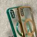 Чехол для iPhone X / XS Shining Case with Magsafe + стекло на камеру Gold