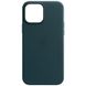 Кожаный чехол Leather Case (AA) with MagSafe для Apple iPhone 14 Pro (6.1") Indigo Blue