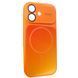 Чехол для iPhone 16 Gradient Glass MagSafe Case &ndash; Starry Orange