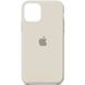 Чехол silicone case for iPhone 11 Creamy White / белый