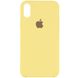 Чехол silicone case for iPhone X/XS Gold / Золотой