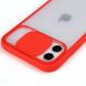 Чехол Camshield mate TPU со шторкой для камеры для Apple iPhone 12 mini (5.4") (Красный)