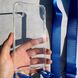 Чехол для iPhone X / XS прозрачный с ремешком Blue Cobalt