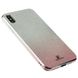 Чехол для iPhone Xs Max Swaro glass серебристо-розовый