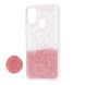 Чехол для Samsung Galaxy M21 / M30s Fashion блестки + popsocket розовый