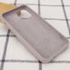 Чехол Silicone Case Full Protective (AA) для Apple iPhone 12 mini (5.4") (Серый / Lavender)