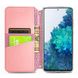Кожаный чехол книжка GETMAN Mandala (PU) для Samsung Galaxy A51 (Розовый)