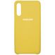 Накладка Silicone Cover for Samsung A50 2019 Yellow