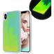 Неоновий чохол Neon Sand glow in the dark для Apple iPhone XS Max (6.5 ") (Зелений)