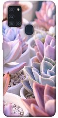 Чехол для Samsung Galaxy A21s PandaPrint Эхеверия 2 цветы