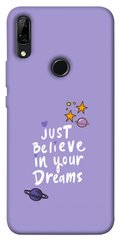 Чехол для Huawei P Smart Z PandaPrint Just believe in your Dreams надписи