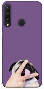 Чехол для Huawei Y6p PandaPrint Мопс животные