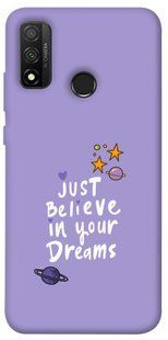 Чохол для Huawei P Smart (2020) PandaPrint Just believe in your Dreams написи