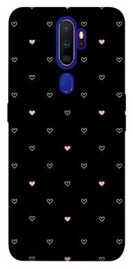 Чехол для Oppo A9 (2020) PandaPrint Сердечки паттерн