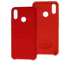 Чехол для Huawei P Smart Plus Wave Silky Soft Touch "красный"