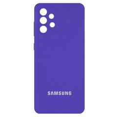 Чехол Silicone Cover Full Camera (AA) для Samsung Galaxy A23 4G Фиолетовый / Purple