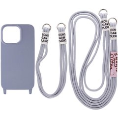 Чохол TPU two straps California для Apple iPhone 11 (6.1") Сірий / Stone