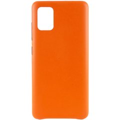 Шкіряний чохол AHIMSA PU Leather Case (A) для Samsung Galaxy A31 (Помаранчевий)