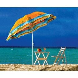 Удобный пляжный зонт с наклоном Anti-UV Пальмы 2 метра в чехле