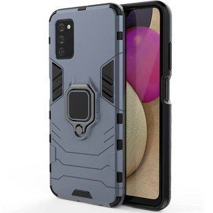 Удароміцний чохол Transformer Ring for Magnet для Samsung Galaxy A03s Сірий / Metal slate