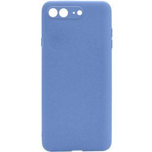 Силиконовый чехол Candy Full Camera для Apple iPhone 7 plus / 8 plus (5.5"") Голубой / Mist blue